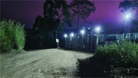 High-Spec Perimeter Lighting around a farm
