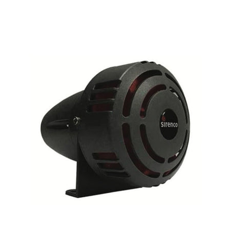 Siren with battery backup & switch