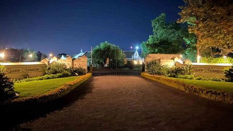 Security Meets Style: Perimeter Lighting at Dawn Mountains