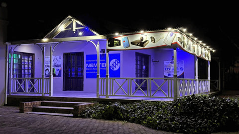 Illuminating Innovation: Perion Perimeter Lighting Transforms Securelect HQ's Front Facade