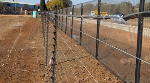 Perion mounts directly onto the fence that's already going up.